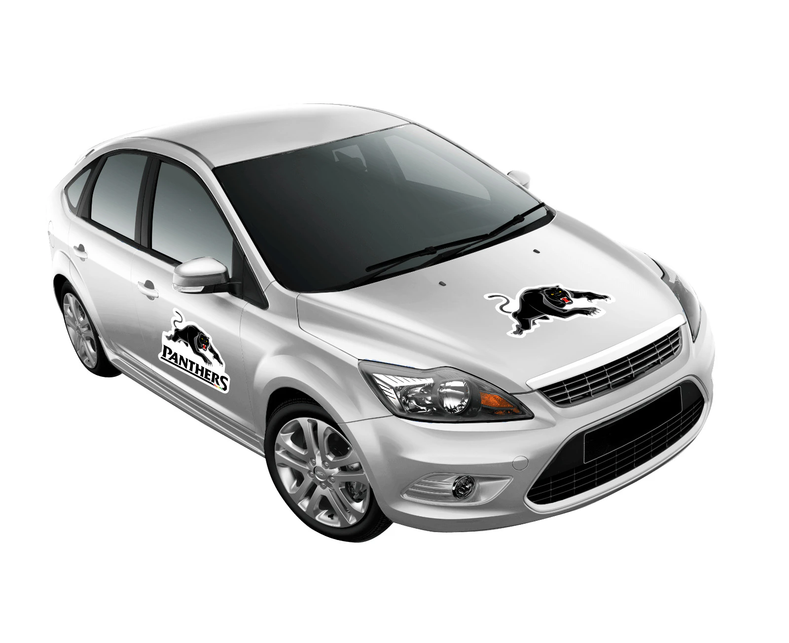 NRL Car Monster Decal - Penrith Panthers - Sticker - Team Logo - 470mm - Bonnet AND Door Decal