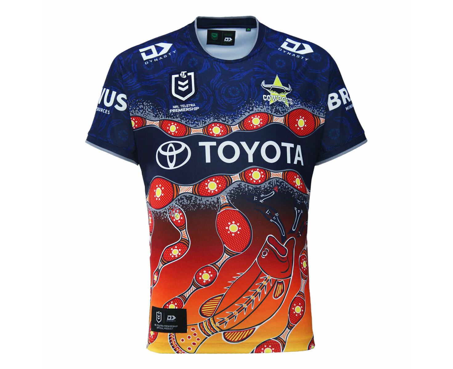 NRL 2024 Indigenous Jersey - North Queensland Cowboys - Adult - Mens