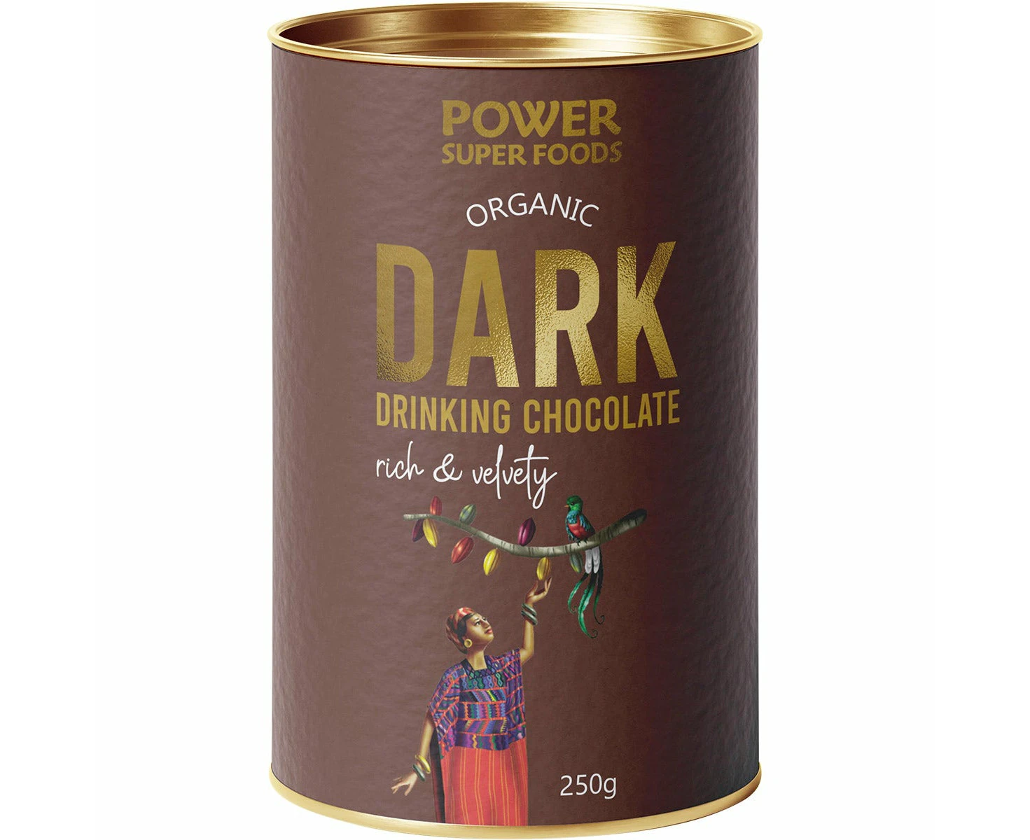 POWER SUPER FOODS Organic Dark Drinking Chocolate 250g