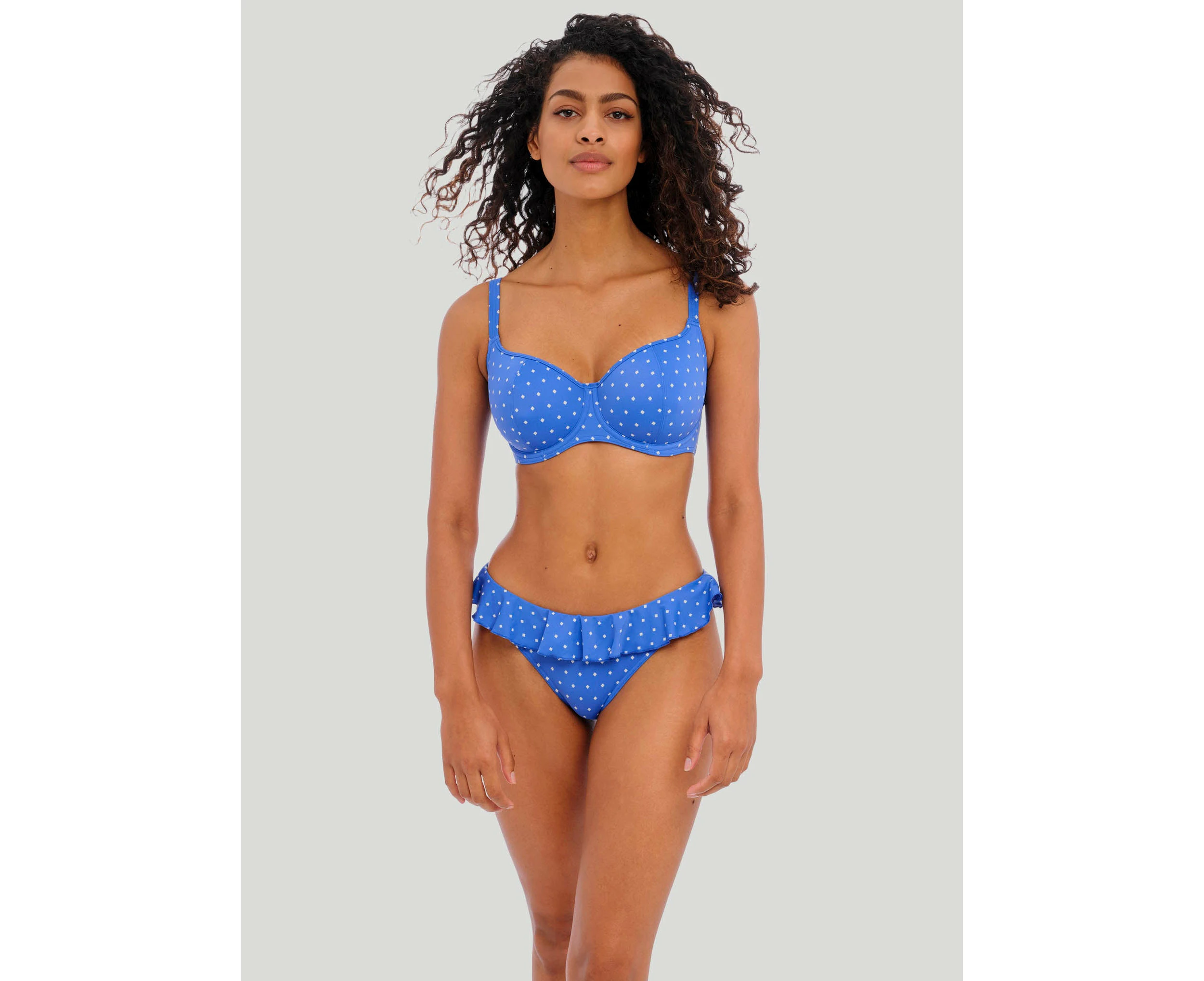 Freya Swimwear: Jewel Cove Italini Bikini Brief  Azure