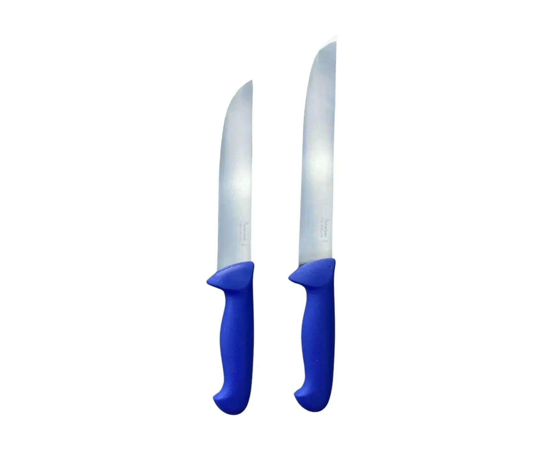 Diekensen 8" & 10'' Straight Back Butcher Knife Boning Knife Duo Set Blue