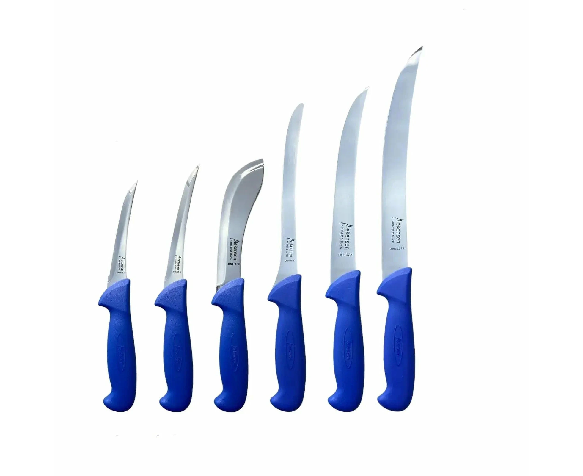 Diekensen Butchers Knife Set Boning Skinning Steak Knives & 8" Filleting Knife