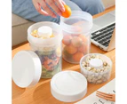 Cereal Dispenser Food Storage for Tank Rotating Dry Food Cups Container Storage