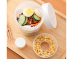 Cereal Dispenser Food Storage for Tank Rotating Dry Food Cups Container Storage