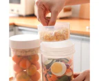 Cereal Dispenser Food Storage for Tank Rotating Dry Food Cups Container Storage