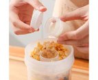 Cereal Dispenser Food Storage for Tank Rotating Dry Food Cups Container Storage