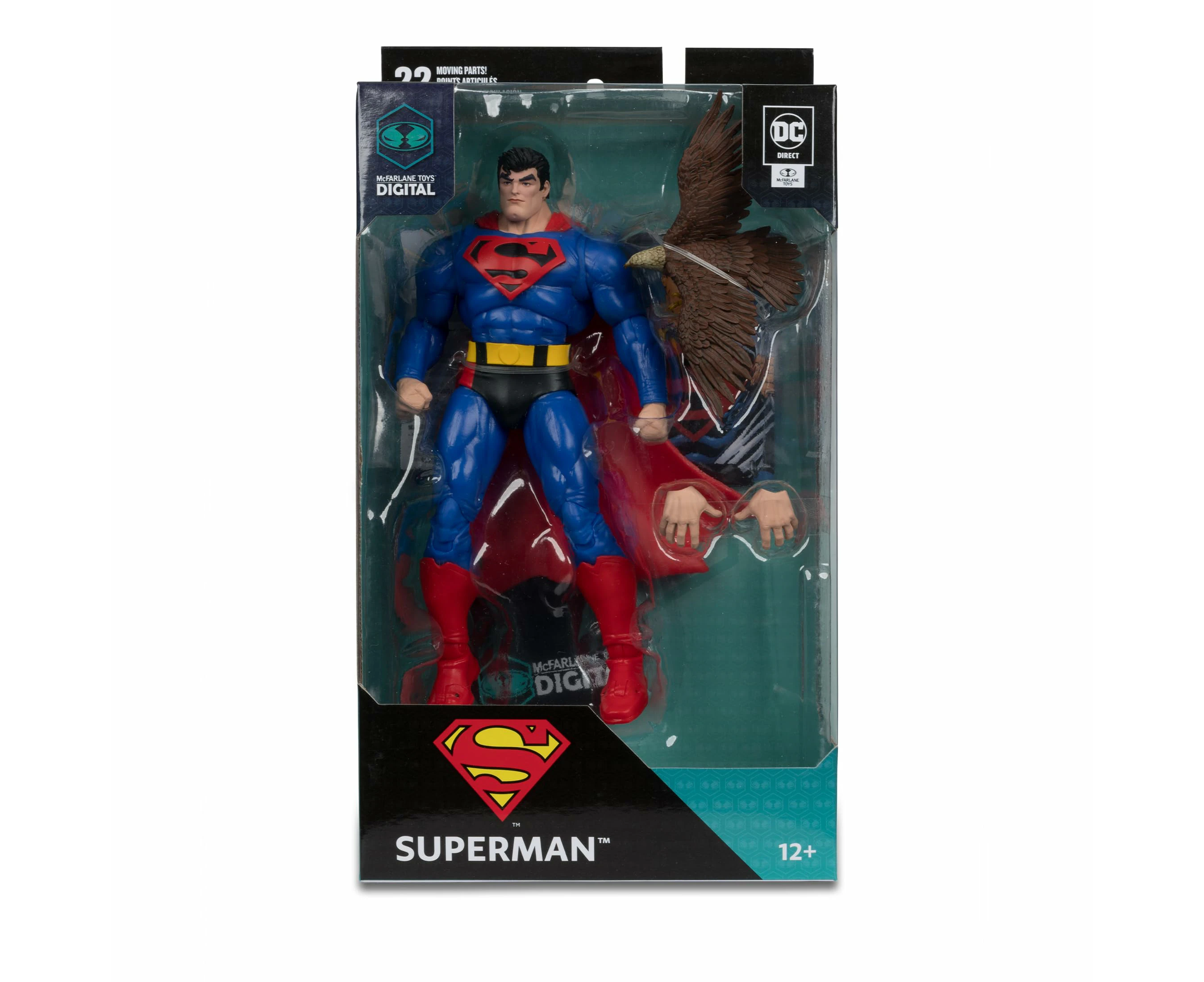 Mcfarlane Toys Dc Direct Superman (our Worlds At War) 7" Figure – Superman As You've Never Seen Him Before! Digital Collectible Included!