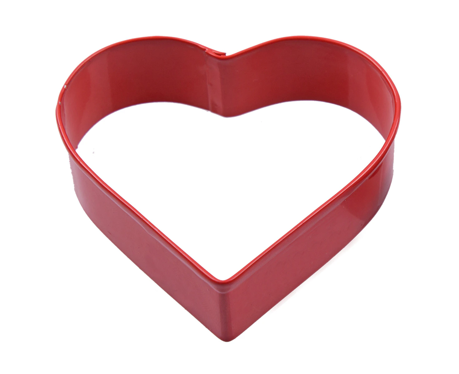 2PK Heart Cookie Cutter Biscuit Cookie Dough Gingerbread R&M Red 8cm