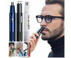 Remover Nose Ear Clipper Hair Trimmer Eyebrow Electric Men Rechargeable Blue