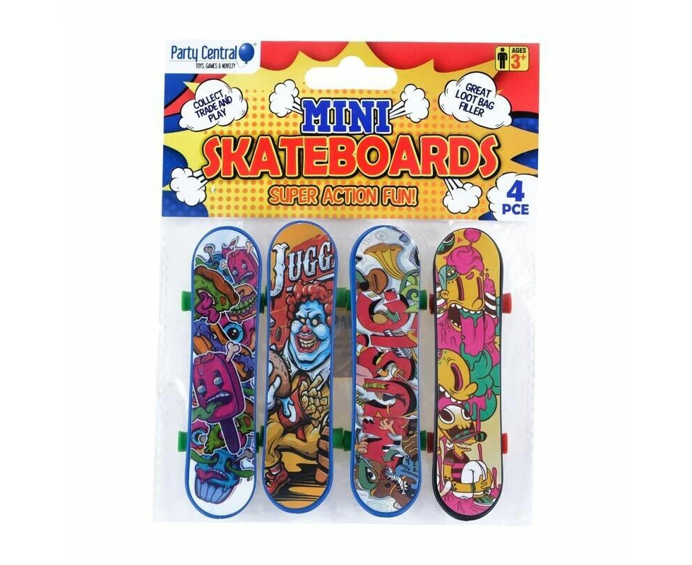 16 pcs Mini Pack Finger Board Skateboard Deck Toys Gift Kids Children Party