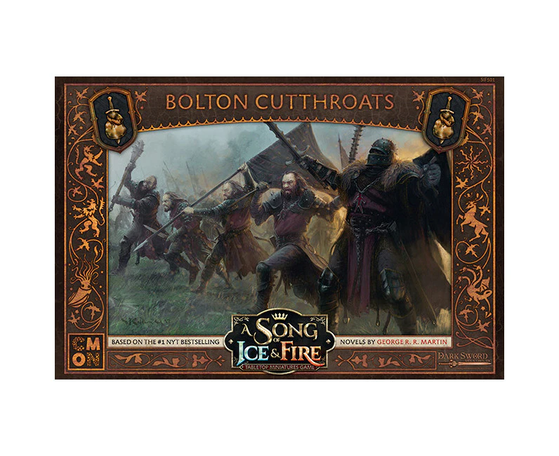 Cmon A Song Of Ice & Fire Miniatures Game Figure TTRPG Bolton Cutthroats 14y+