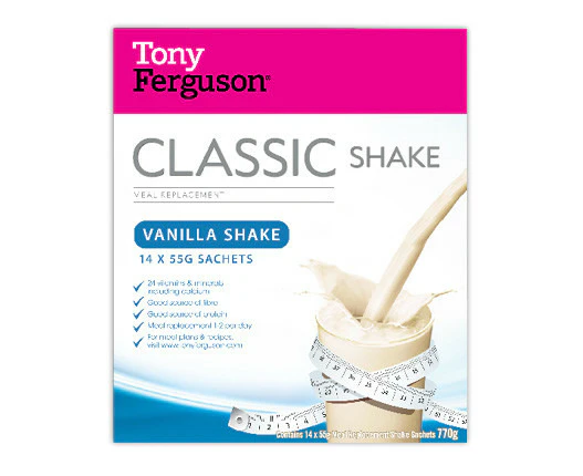 Tony Ferguson Classic Vanilla Shake 14 Sachets