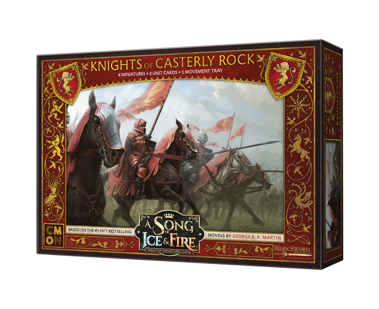 Cmon A Song Of Ice & Fire Miniatures Game Figure Knights of Casterly Rock 14y+