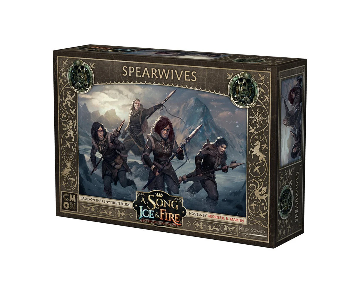 Cmon A Song Of Ice & Fire Tabletop Miniatures Game Figure TTRPG Spearwives 14y+