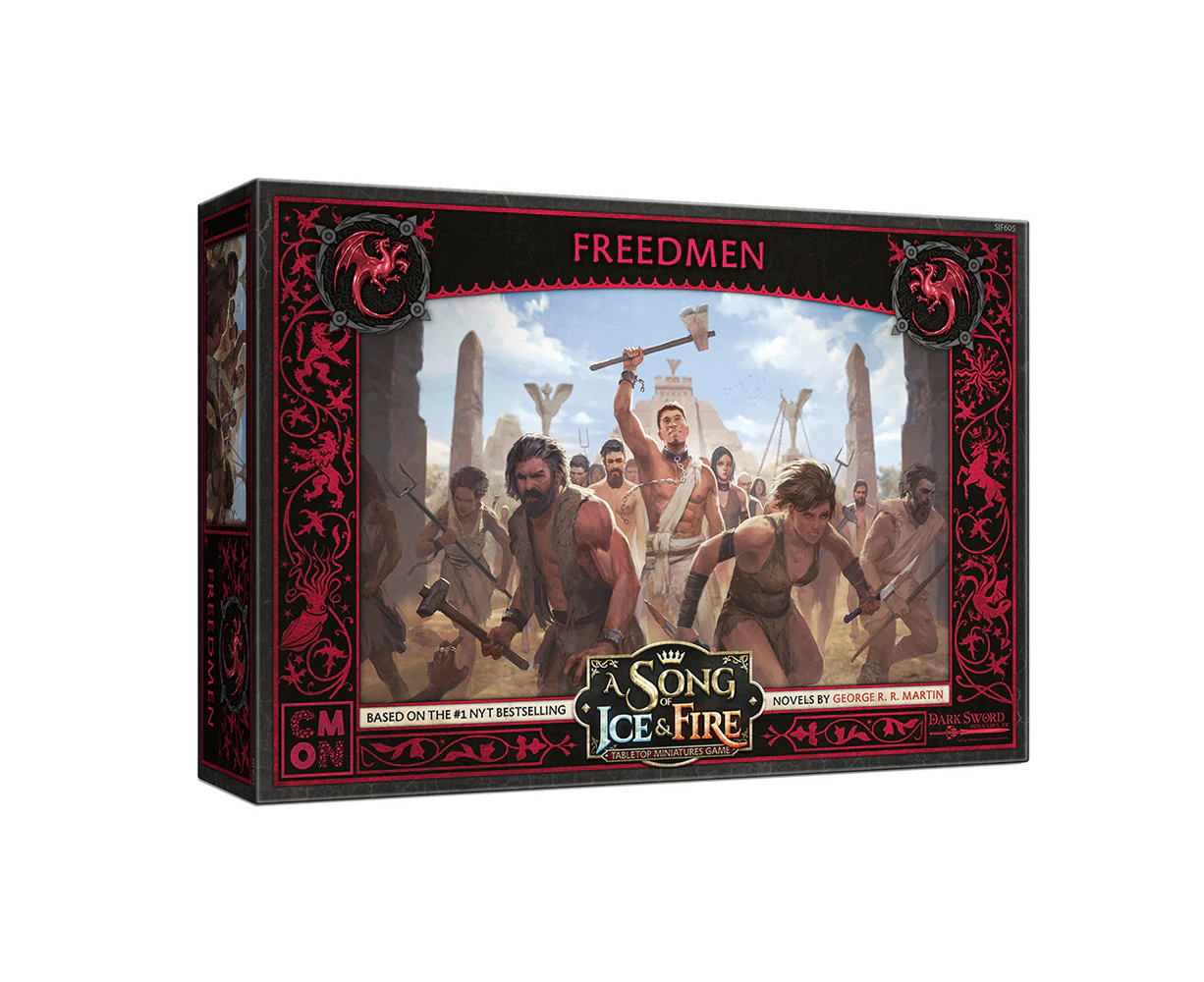 Cmon A Song Of Ice & Fire Tabletop Miniatures Game Figure TTRPG Freedmen 14y+