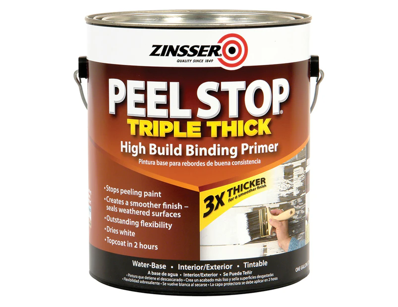 Bundle Zinsser Peel Stop Triple Thick Binding Primer White 3.78L x 2