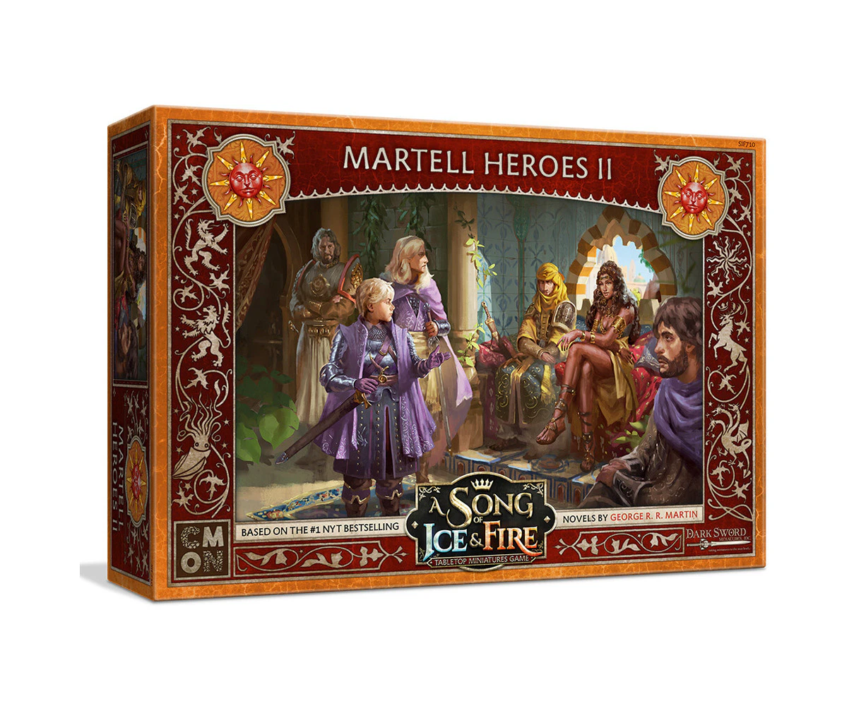 Cmon A Song Of Ice & Fire Tabletop Miniatures Game Figure Martell Heroes 2 14y+