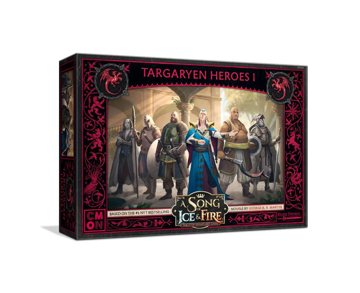 Cmon A Song Of Ice & Fire Tabletop Miniatures Game Figure Targaryen Heroes 1 14+