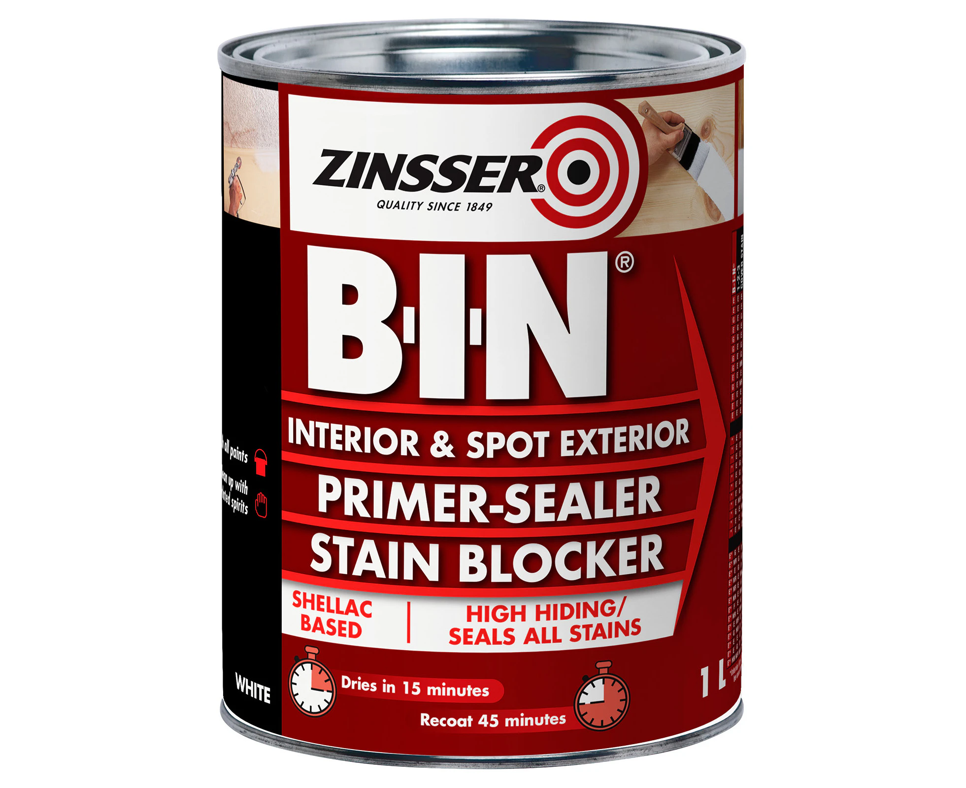 Zinsser B-I-N Primer Sealer Stain Killer 1L