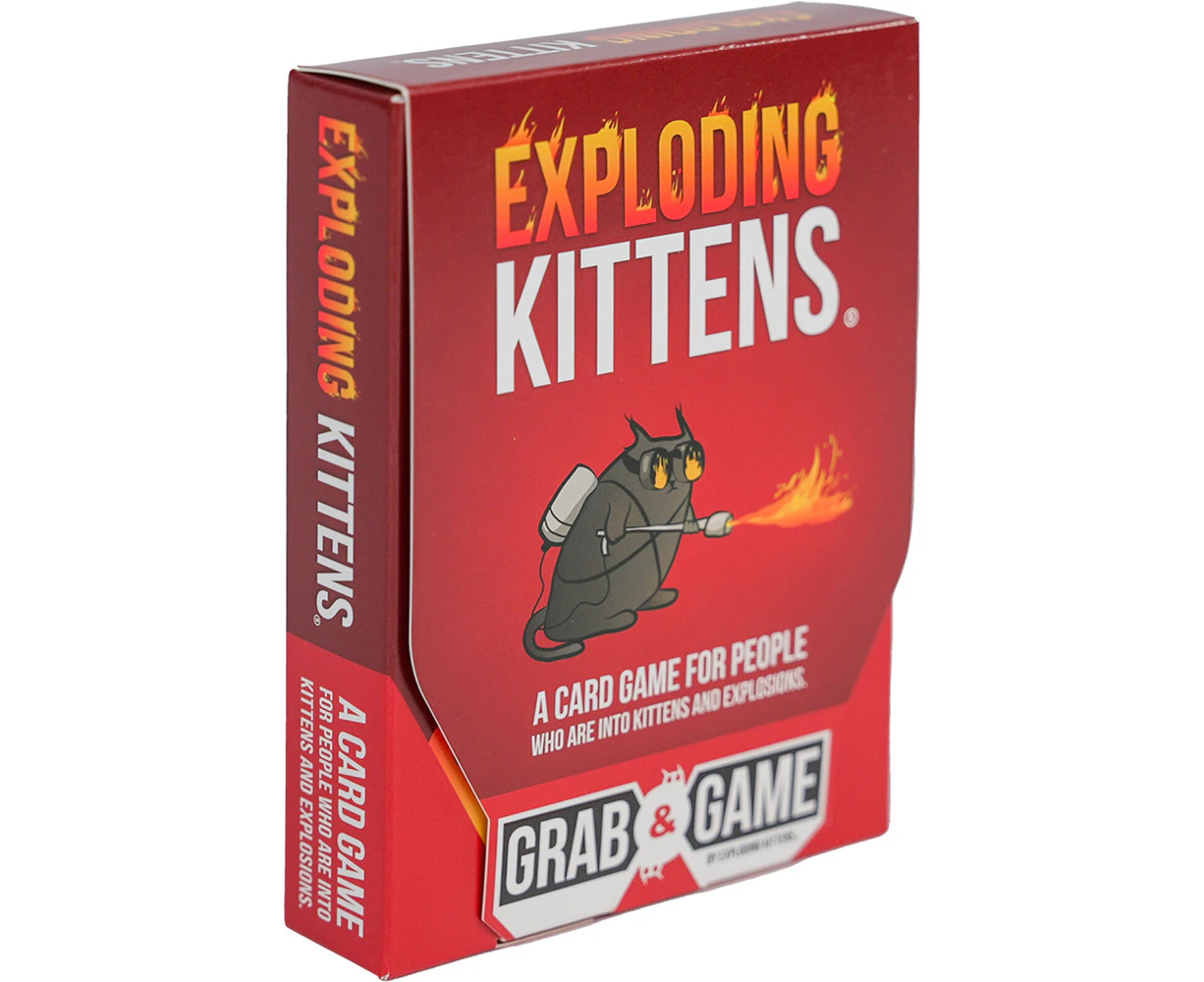 42pc Exploding Kittens Grab & Game Logic/Strategy Card Game 2-4 Players 7y+