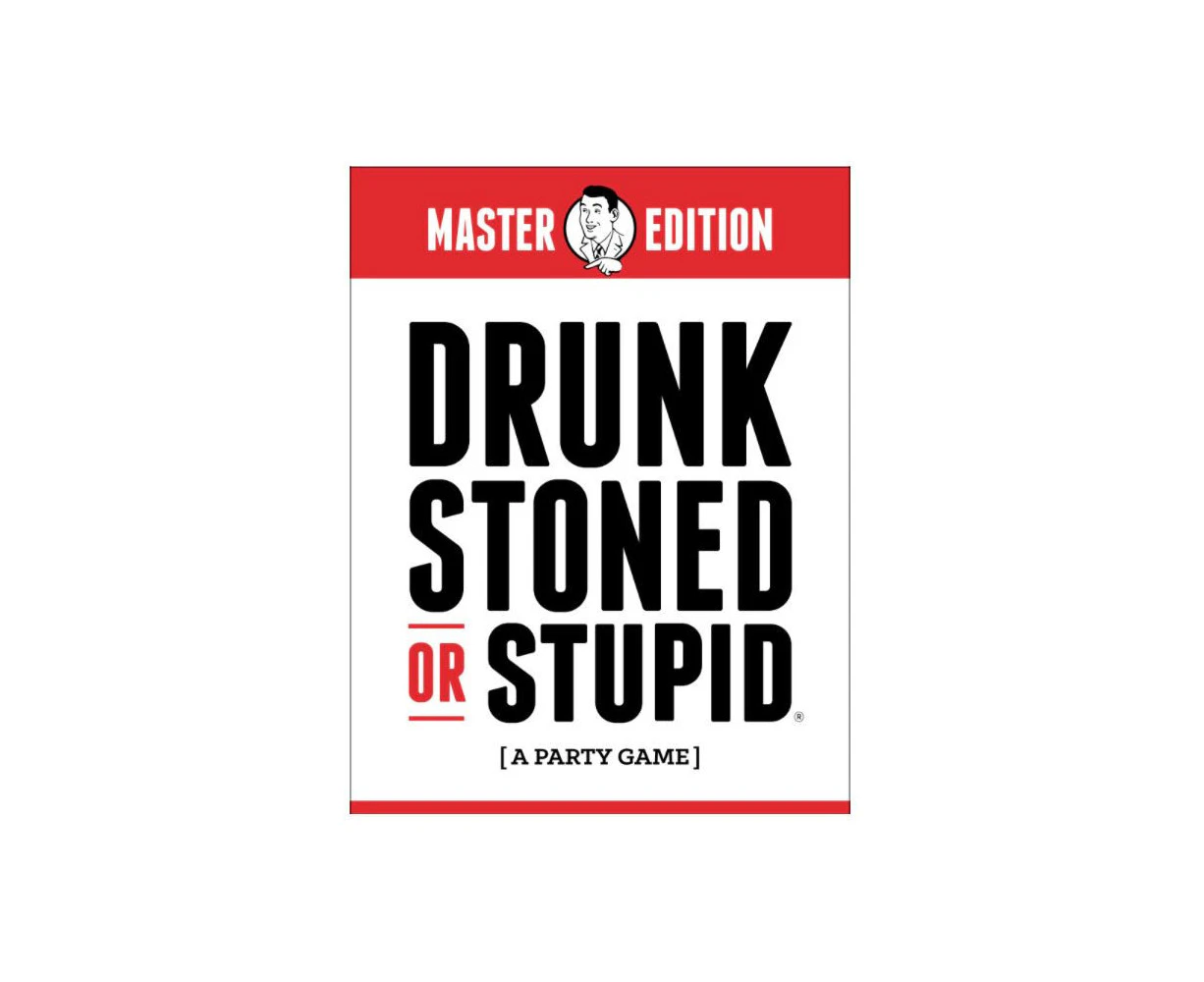 Dss Games Drunk Stoned Or Stupid Party Drinking Card Game Master Edition 17y+