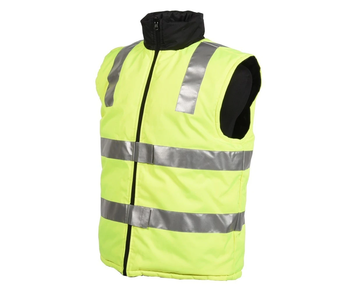 KINCROME Hi Vis Reversible Reflective Safety Vest | Yellow/Navy