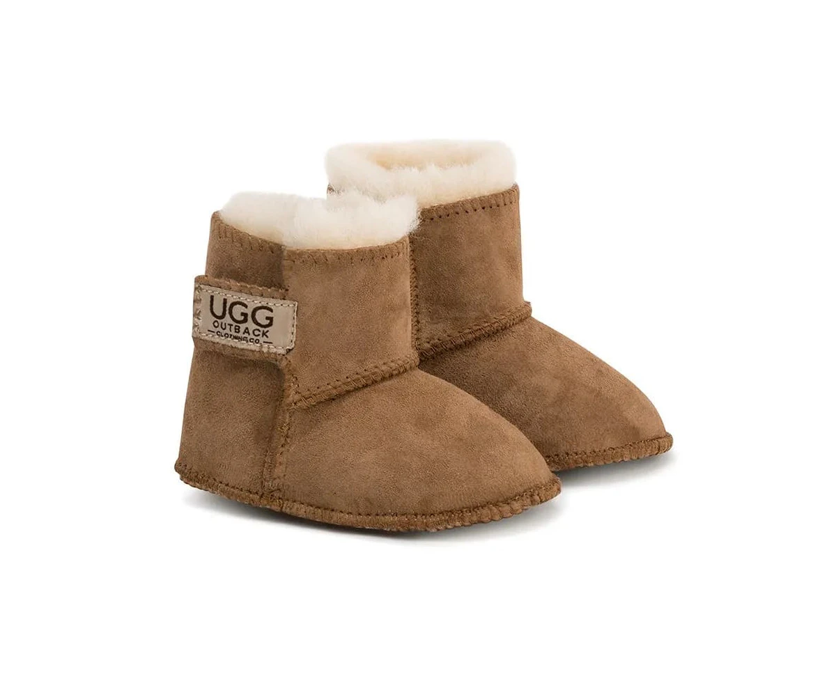 Outback Ugg Boots Baby Classic - Premium Double Face Sheepskin - Chestnut