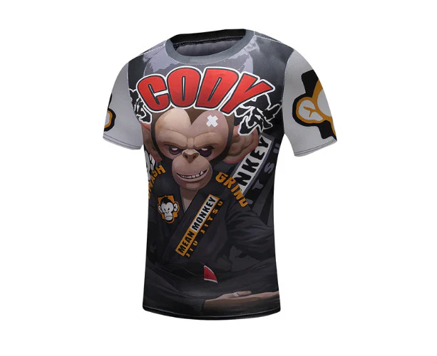 CL Sport Monkey Kids Short Sleeve Rashguard