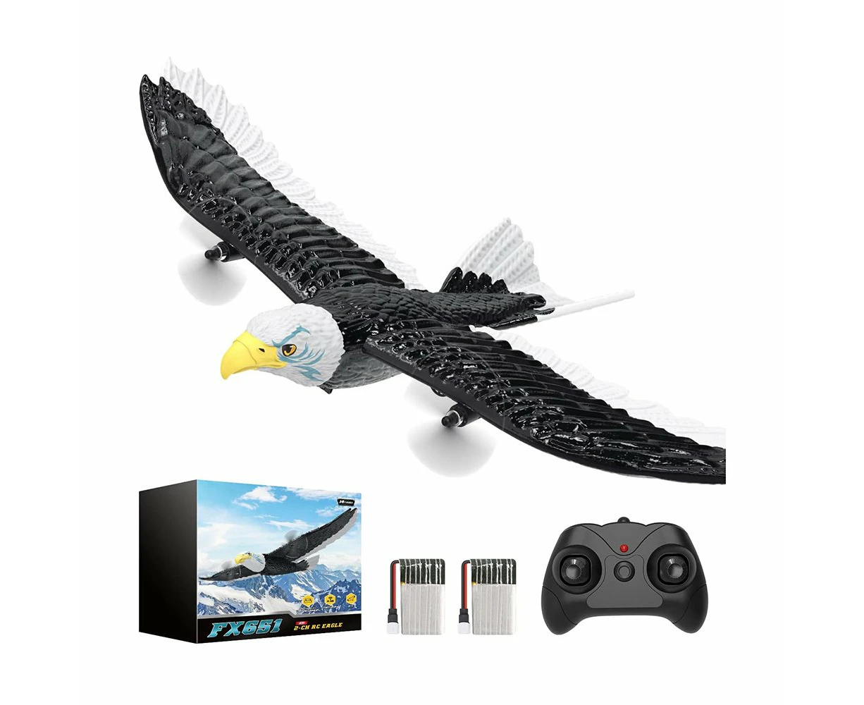 DEERC RC Plane Remote Control Eagle Plane RTF Airplane 2.4GHZ 2CH Flying Bird