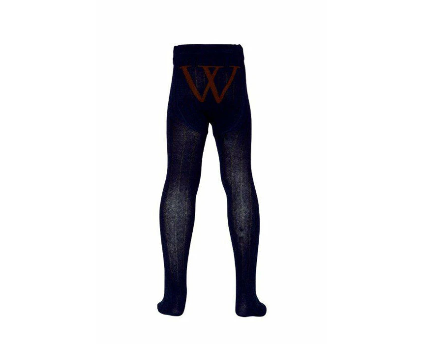 Walnut Navy Tights