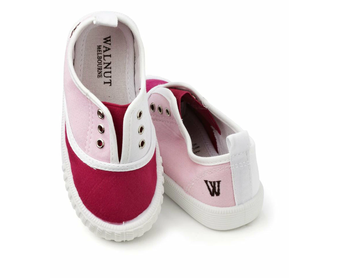 Walnut Pink Combo Tennis Shoe