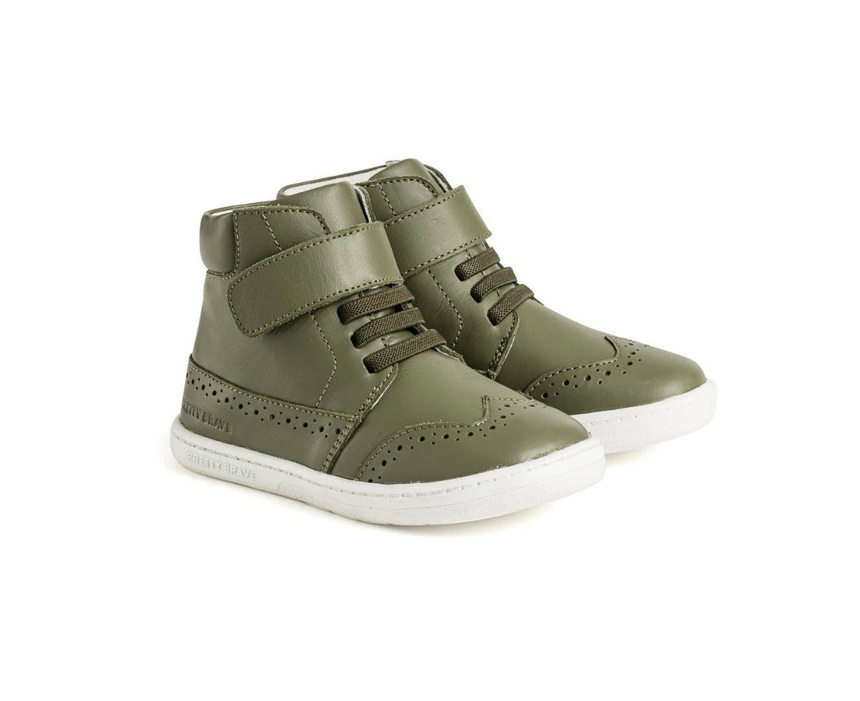 Pretty Brave Harley Boot Olive