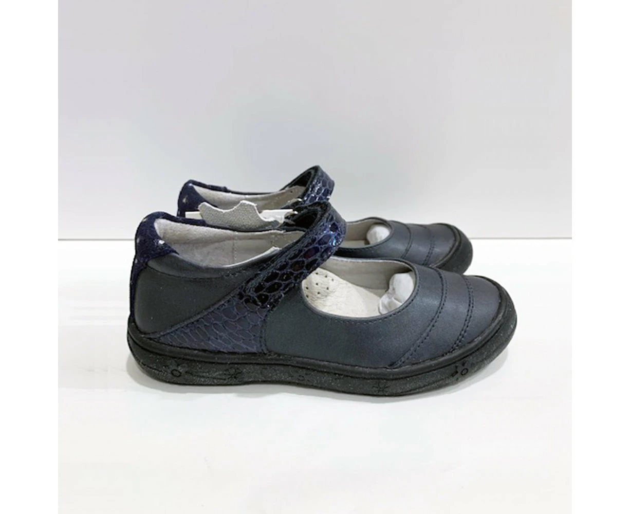 Lela Lelo Girls Navy Leather Shoe