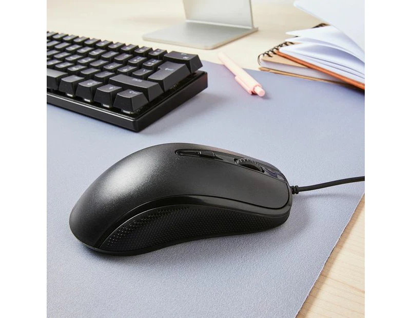 Wired Mouse, Black - Anko