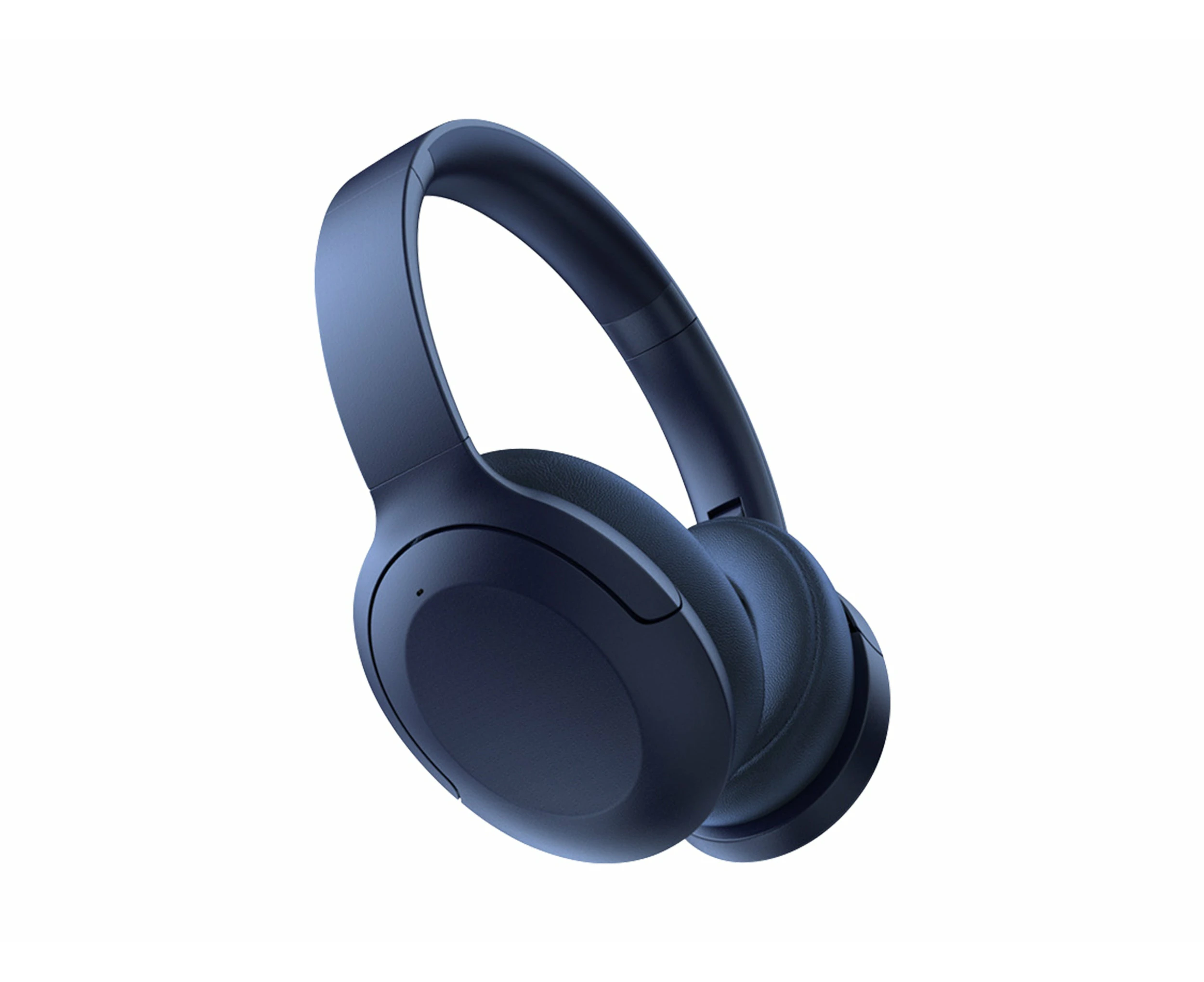 ANC Active Noise Canceling Bluetooth Headphones Headset - blue