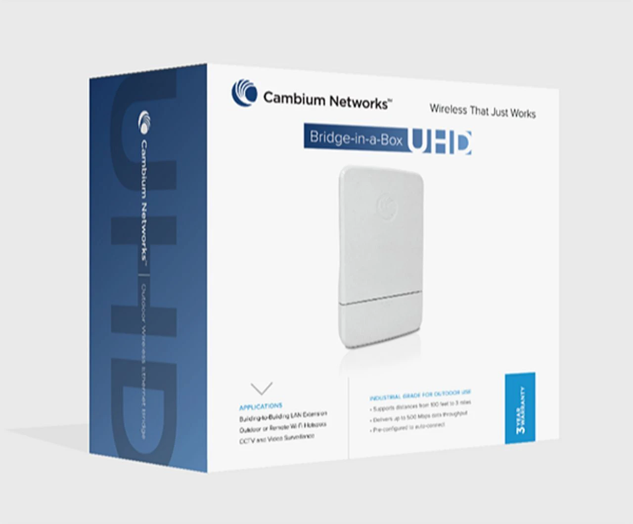 Cambium Networks C600510C008A bridge/repeater Network bridge 1000 Mbit/s White