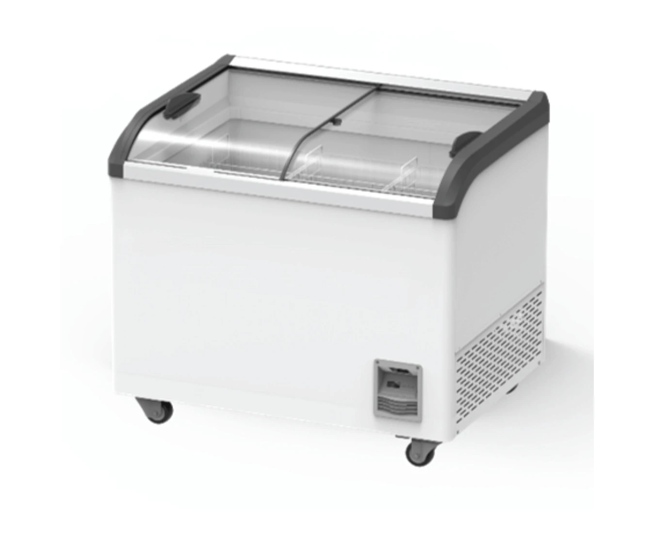 Thermaster Heavy Duty Supermarket Glass Sliding Lid Freezers 306l Sd 306k