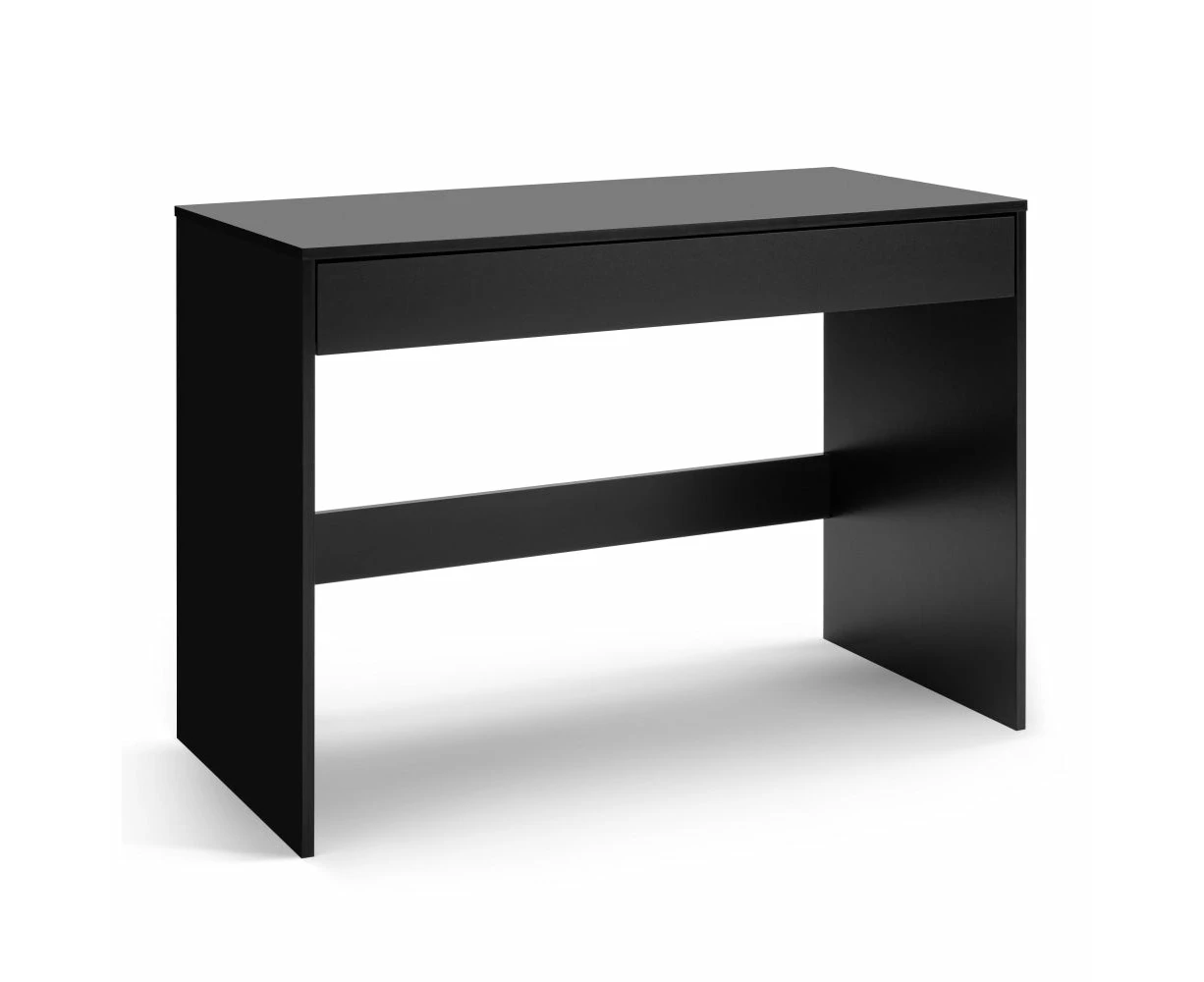 Design Square Marias Computer Study Home Office Desk W/ 1-Drawer - Black