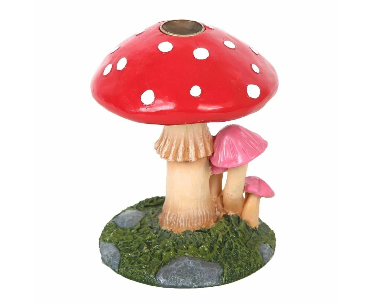 Mushroom Backflow Incense Burner Holder Meditation Decor