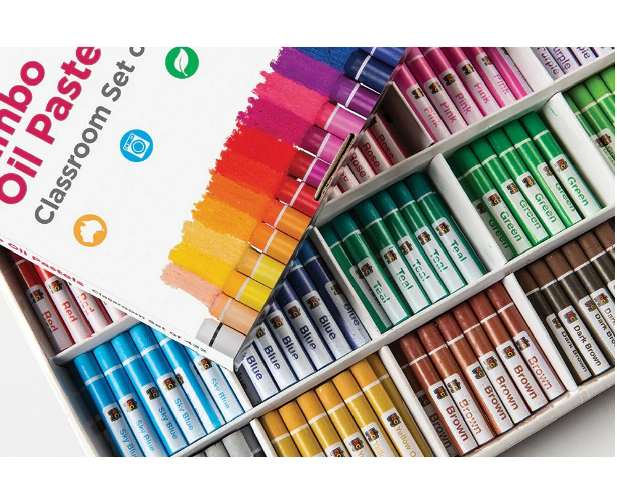 Jumbo Oil Pastels Classroom Set of 432