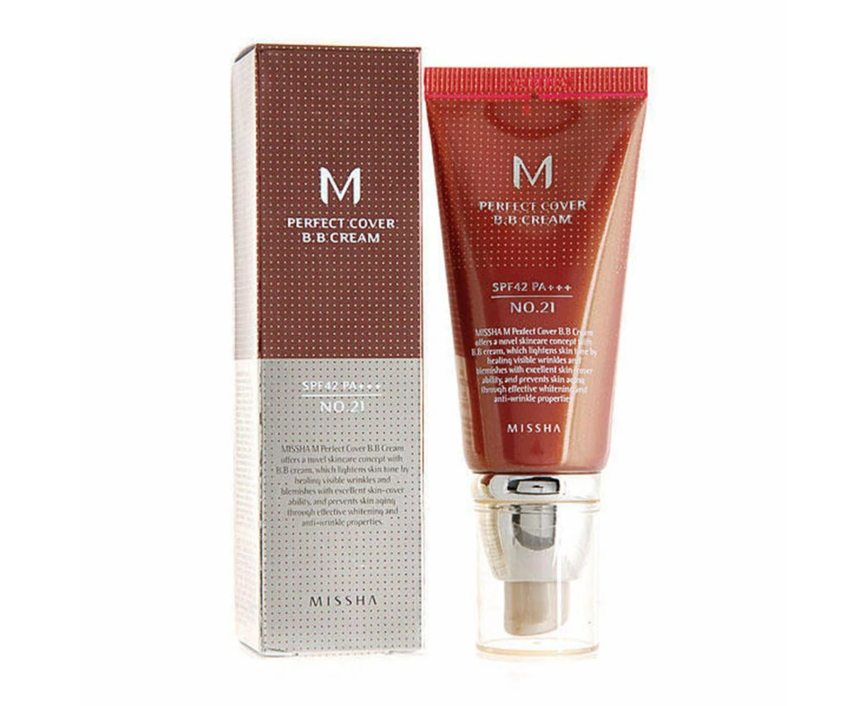 MISSHA M PERFECT COVER BB CREAM - #21 Light Beige