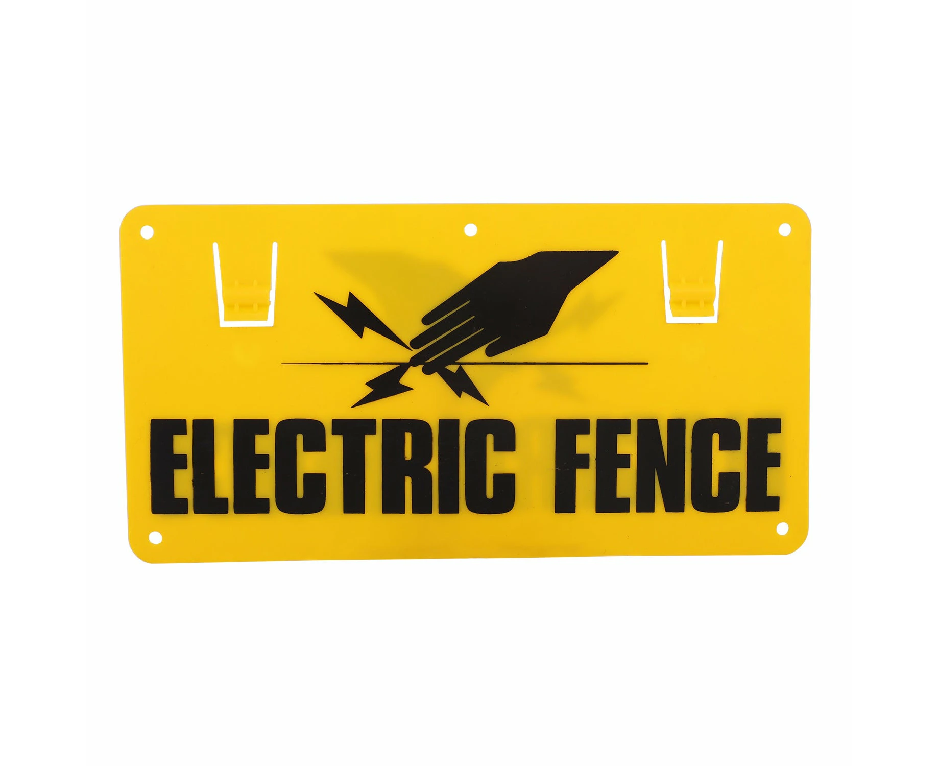 20X Electric Fence Caution Warning Sign Hook Tie To Wire Mesh Rope