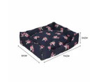 Pawz Dog Calming Bed Washable Removable Cover Double-Sided Navy M L XL 2XL 3XL