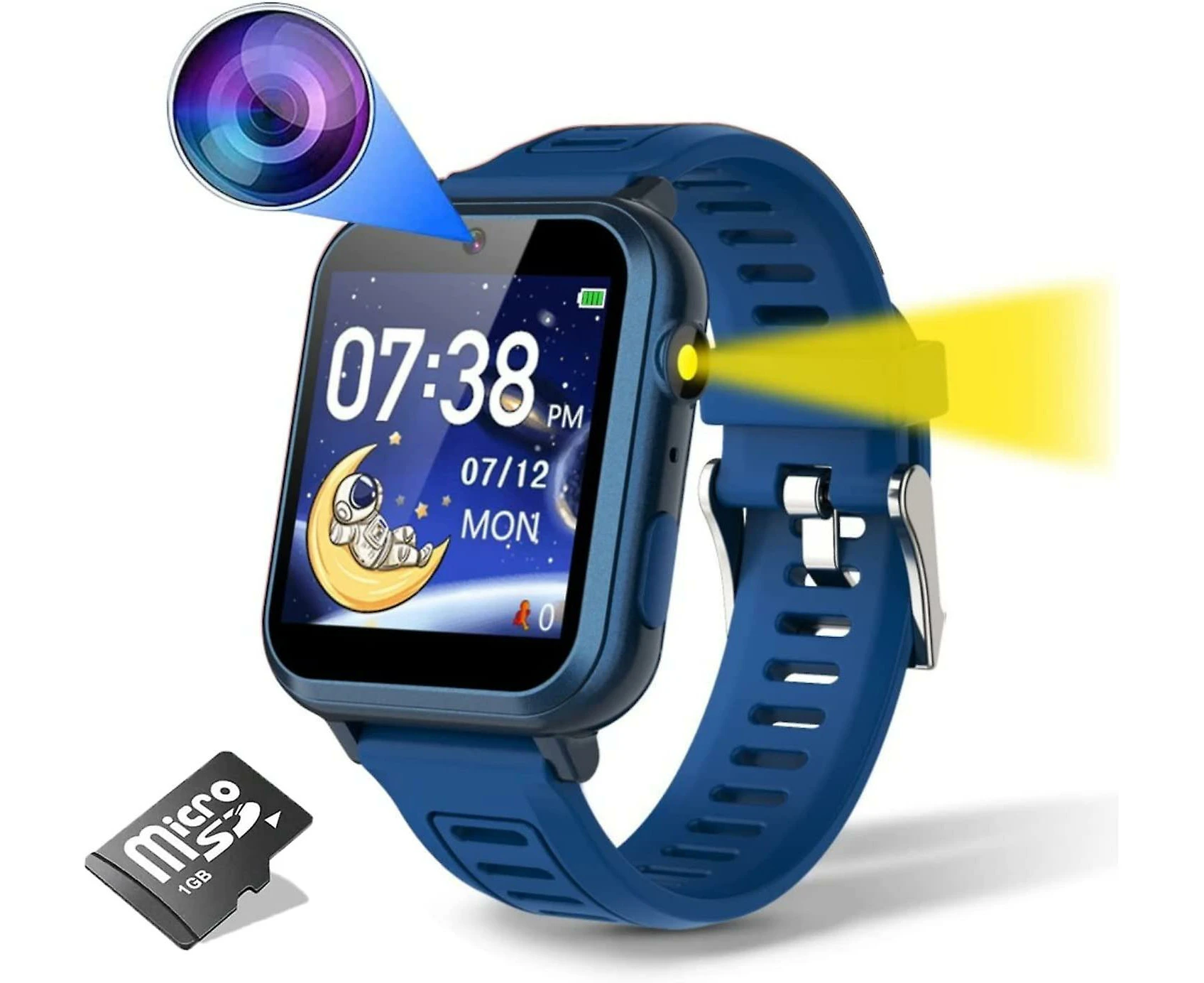 LEMAI Smart Watch for Boys for Kids - Smart Watch for Kids for 4-12 years Gifts for children (blue)