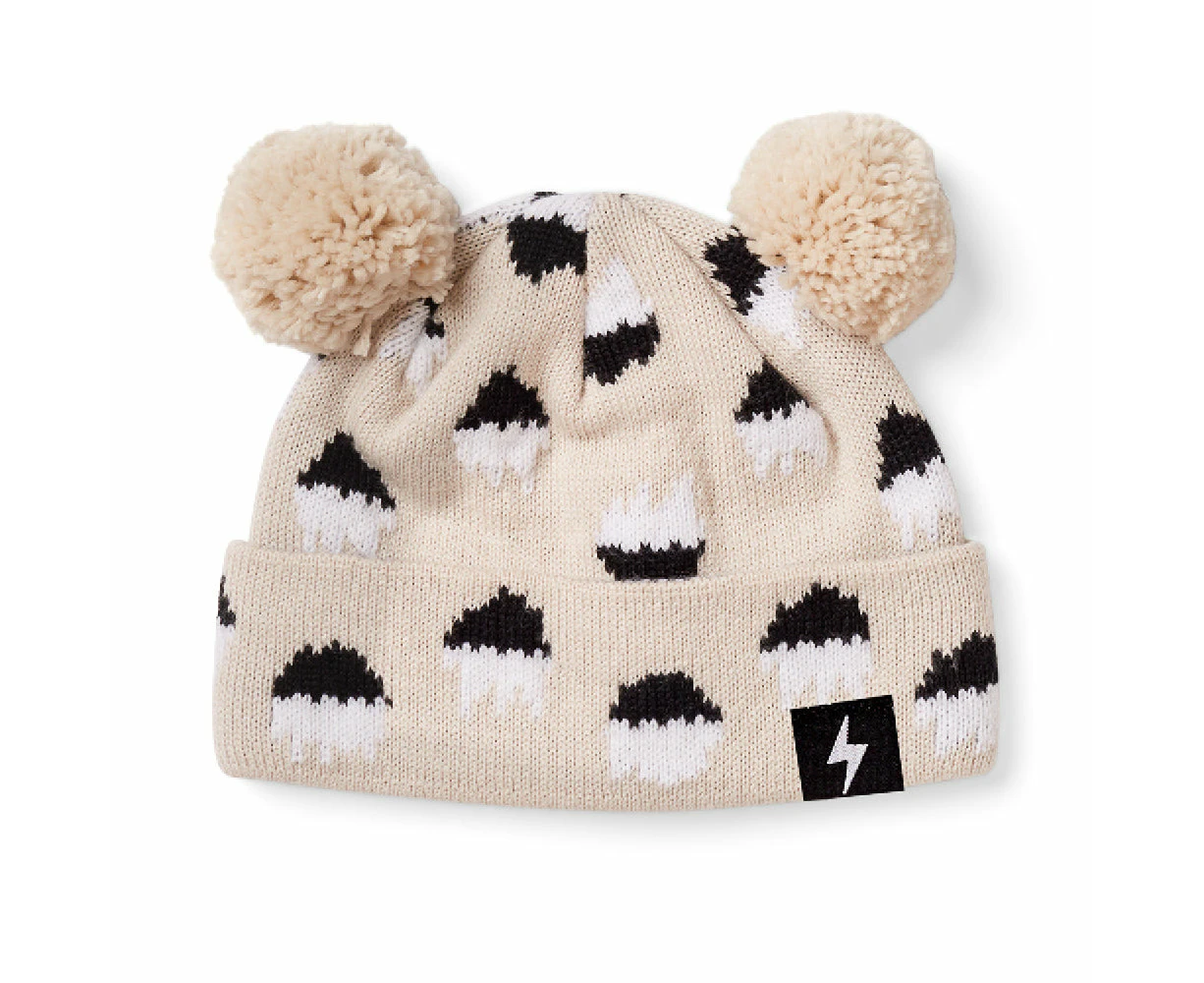 Kapow Kids Cheetah Spot Knit Beanie