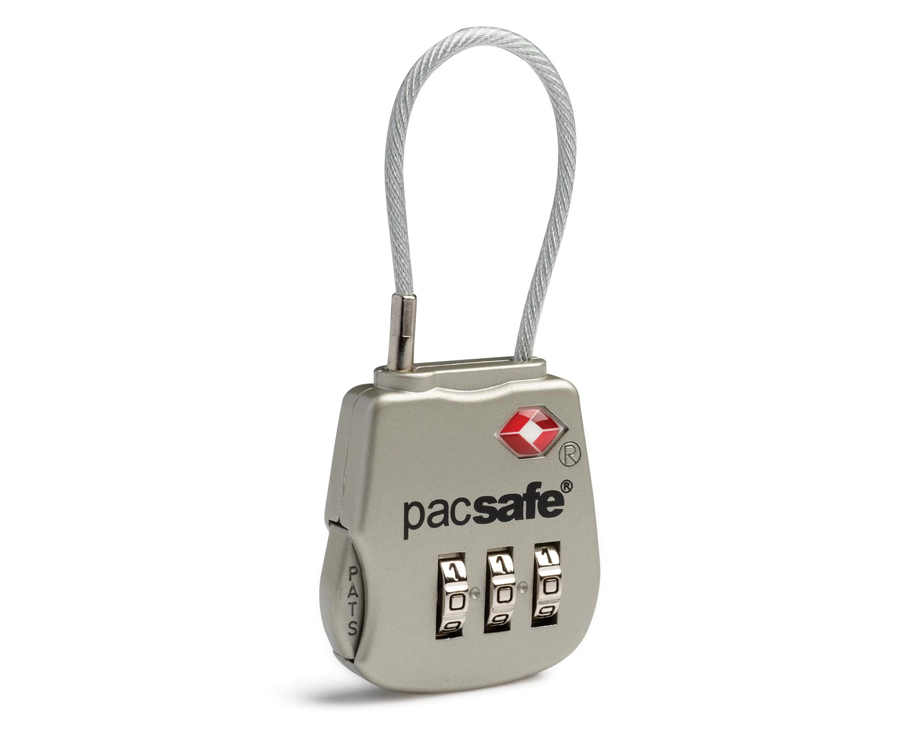 Pacsafe Prosafe 800 Combination Cable Padlock