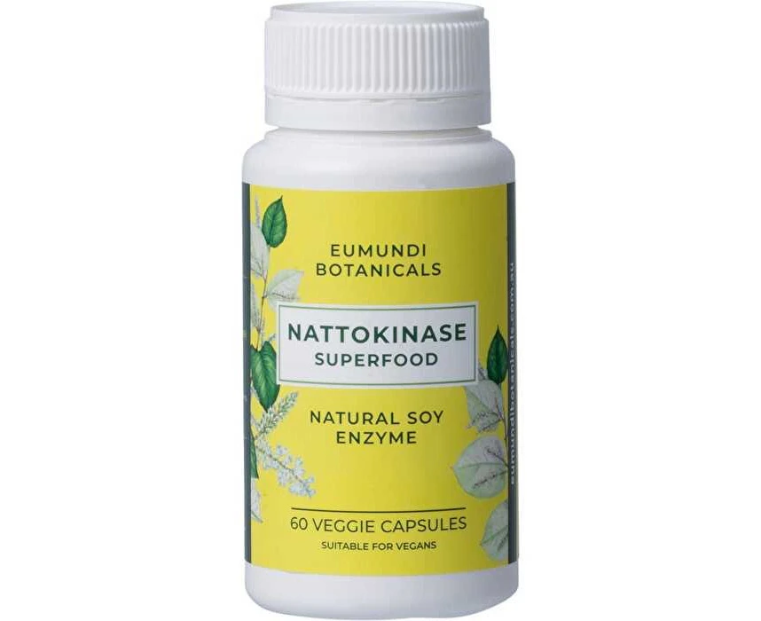 Eumundi Botanicals Nattokinase Natural Soy Enzyme 60 Caps