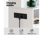 Artiss Bedside Table Nightstand Charging Station