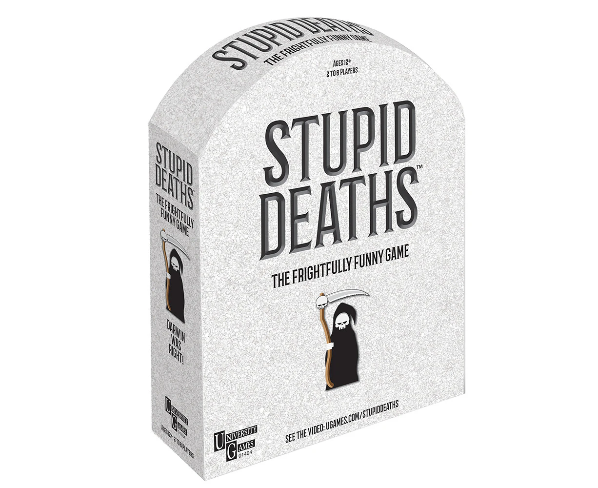 Stupid Deaths Kids/Teens Trivia/Fun/Party Board Game 2-6 Players 12+