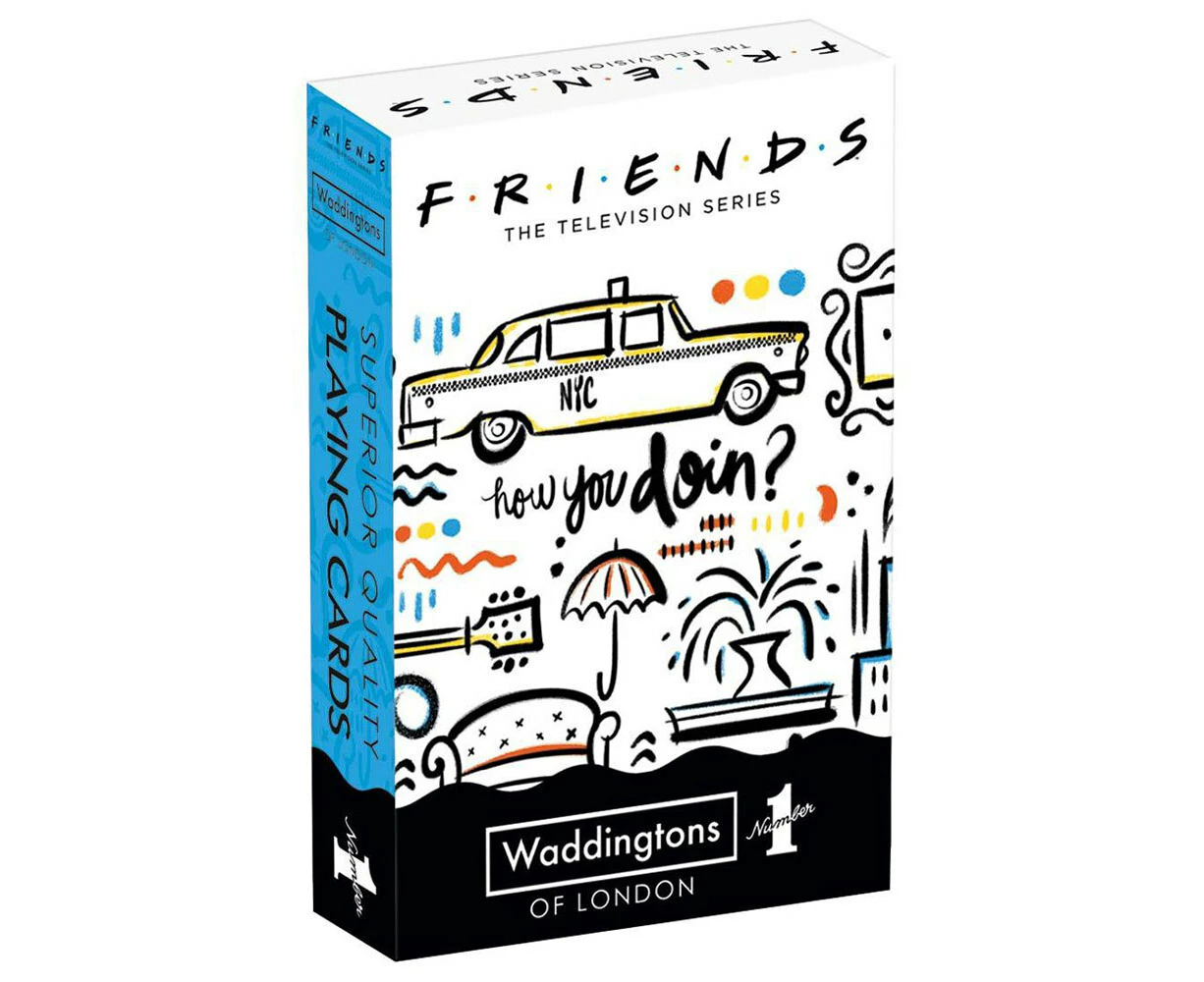 Friends Waddingtons Number 1 Playing Cards